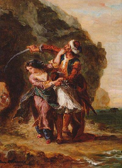 Eugene Delacroix Bride of Abydos